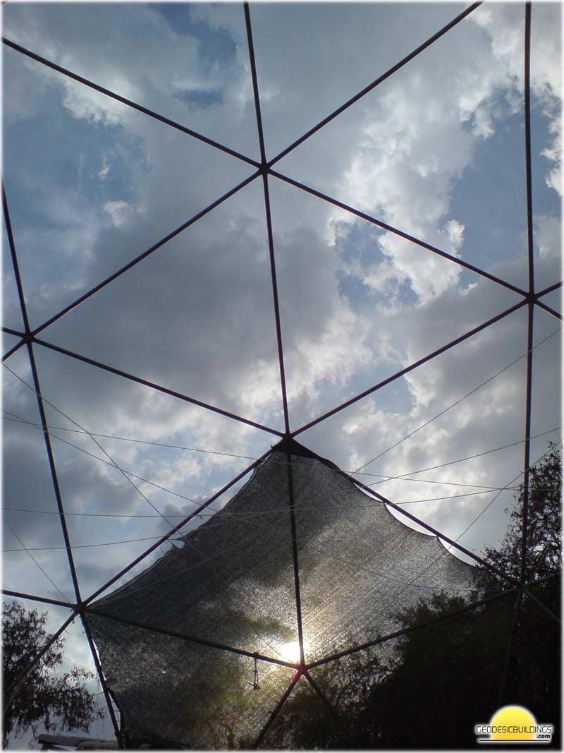 Blue sky dome