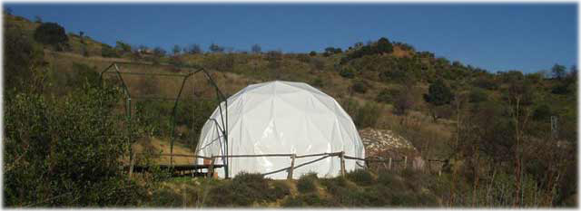 Tailor made Canvas Covers for Geodesic Domes 